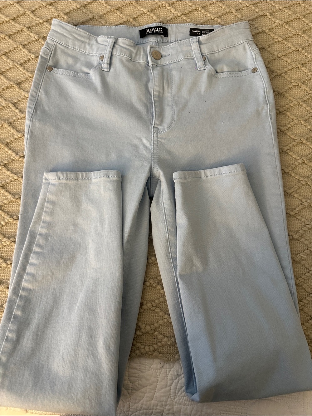 Buffalo David Bitton Women’s Pale Blue Skinny Jeans